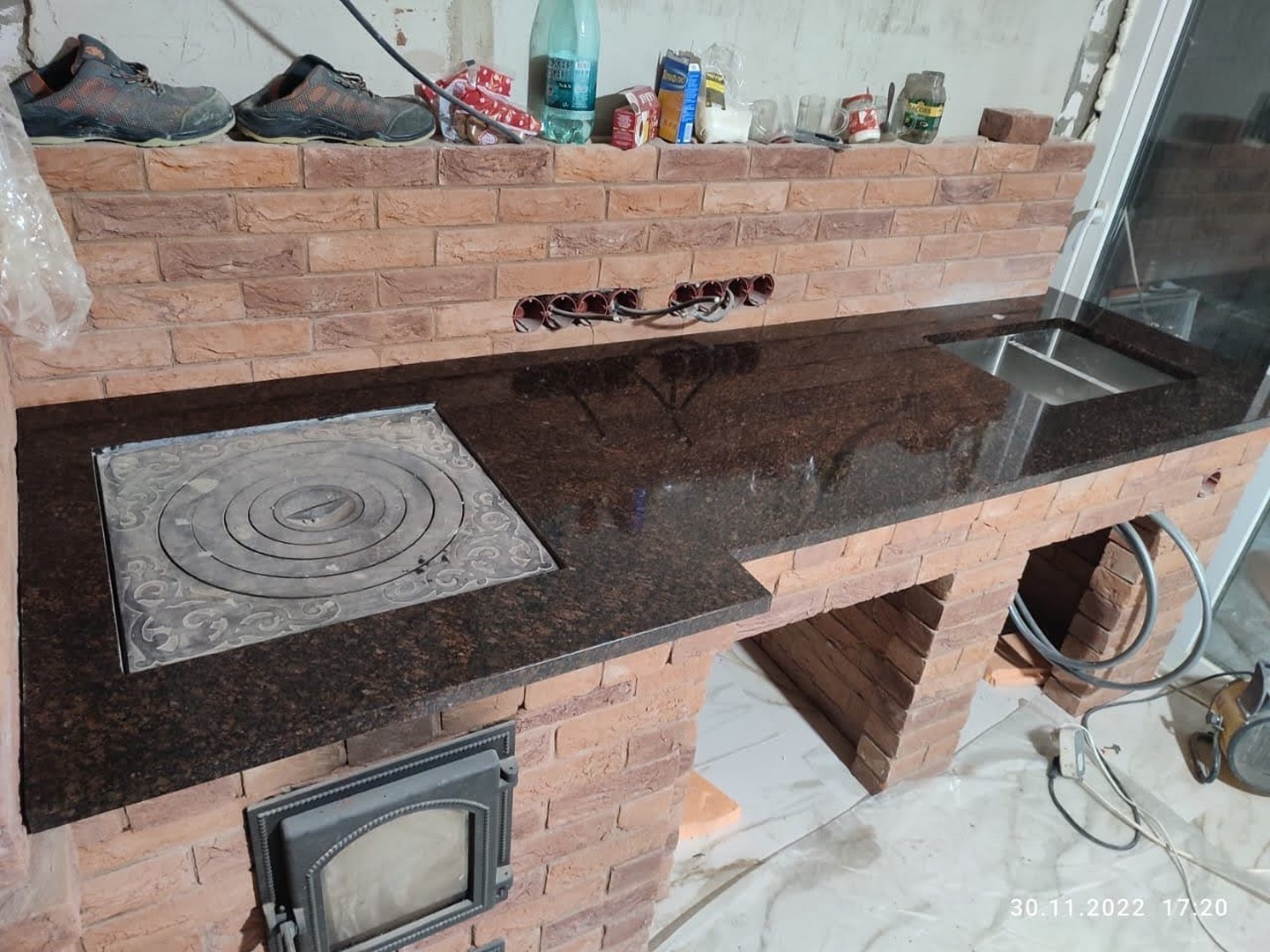 Зоны отдыха на открытом воздухе и печи