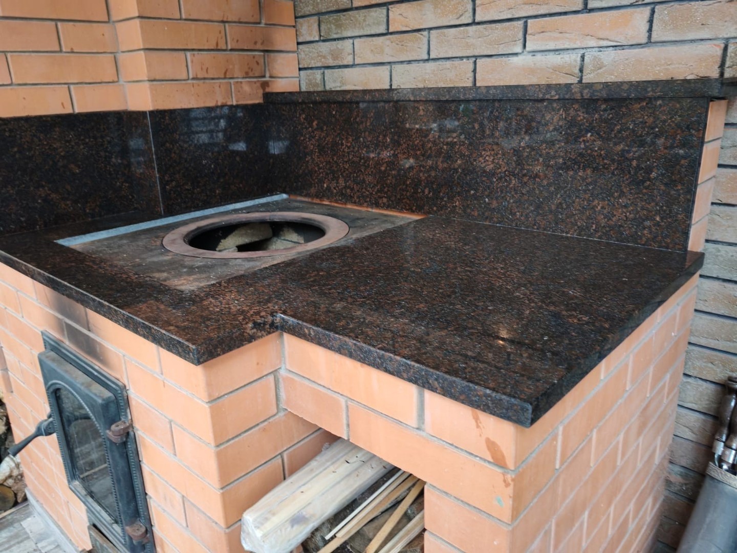 Зоны отдыха на открытом воздухе и печи